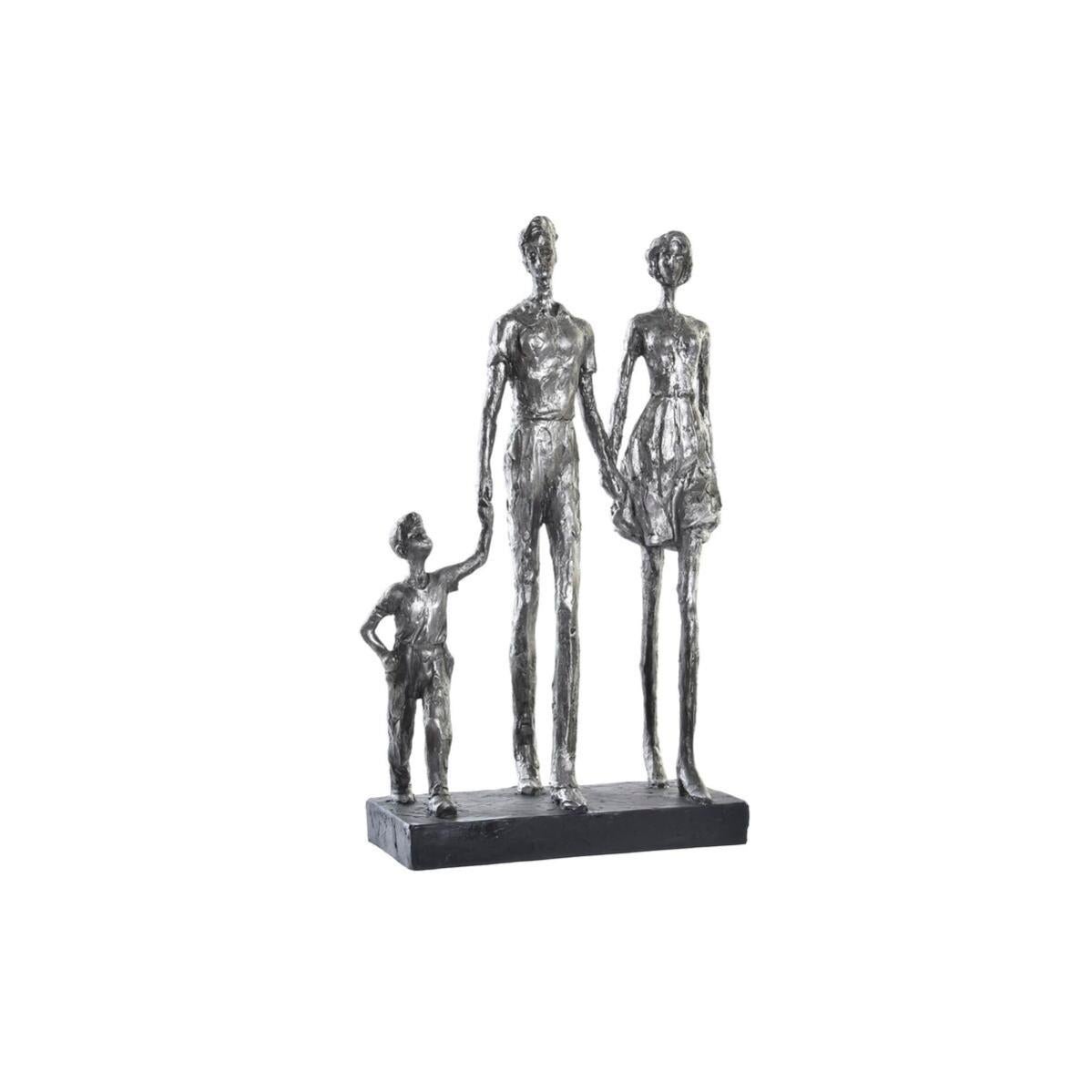 figurine-d-corative-dkd-home-decor-argent-noir-r-sine-moderne-famille