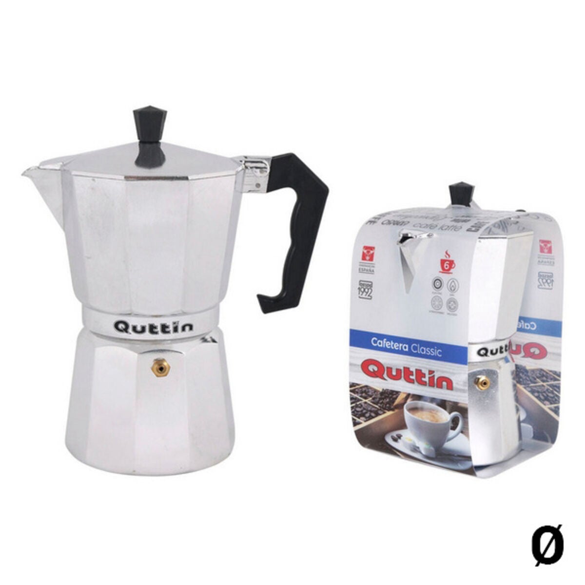 Cafetière italienne électrique 6 tasses inox - Bialetti 0006093