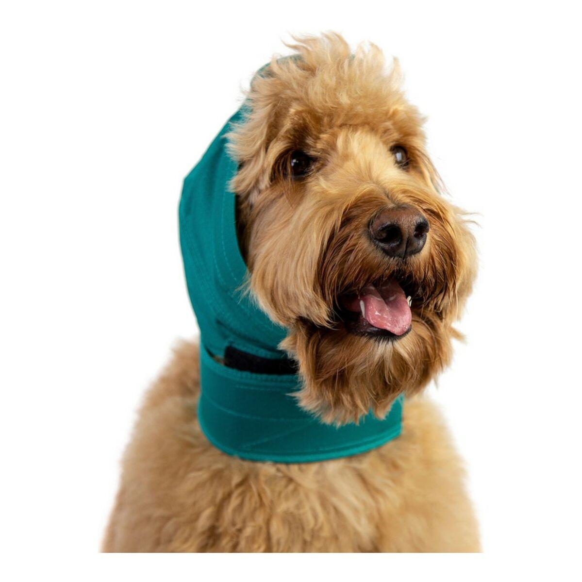 LEOTRAG Sweat à Capuche Apaisant Pour Chien, Cache-oreilles Réglable Pour Protection Contre Le Bruit, Pour Soulager L'anxiété, Les Hématomes, Le Toilettage Et Le Séchage Forcé
