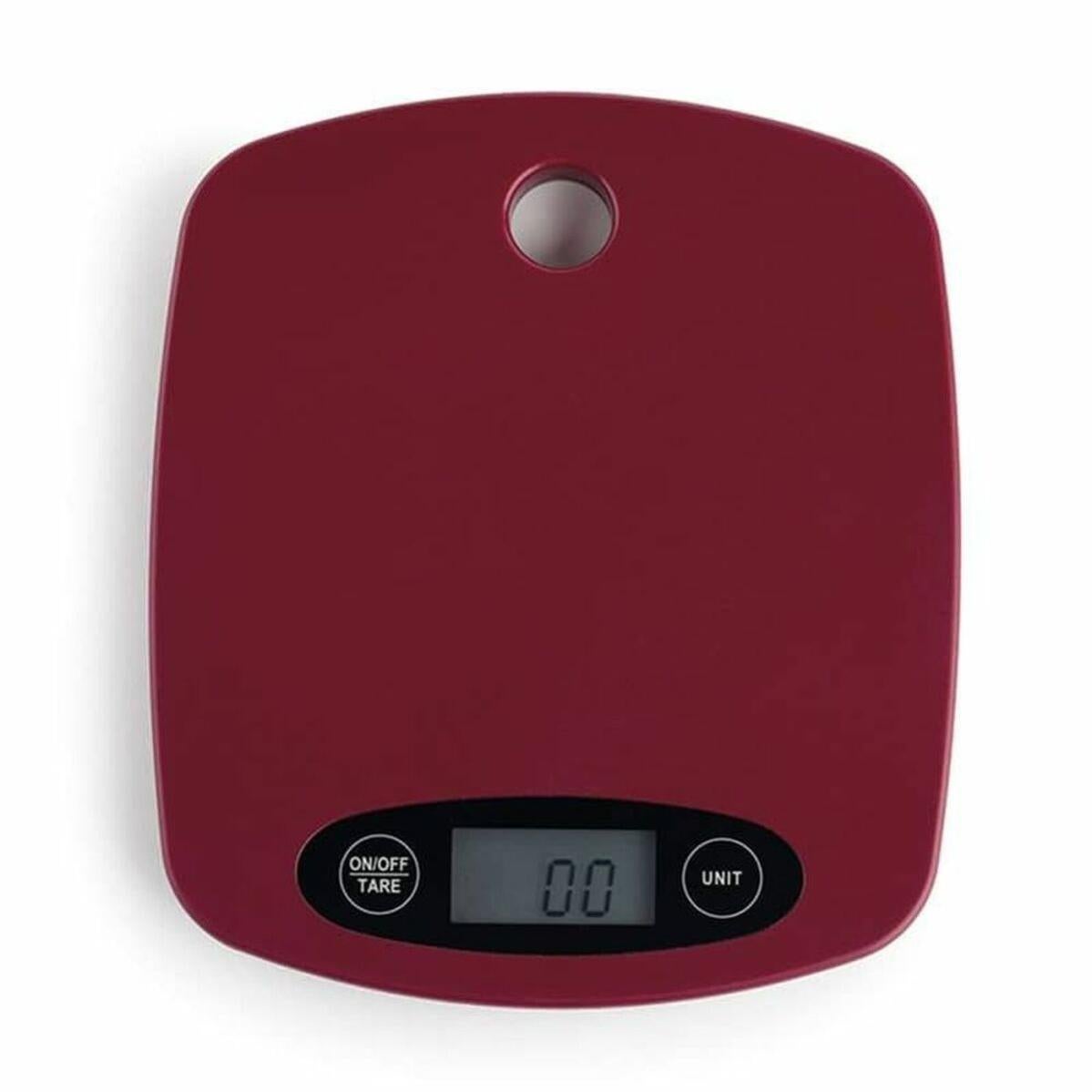 Pylones Frivole Dahlia Bilancia Da Cucina Digitale 18x18 Cm - 2g A 5kg, Vetro E HIPS, Batteria Inclusa