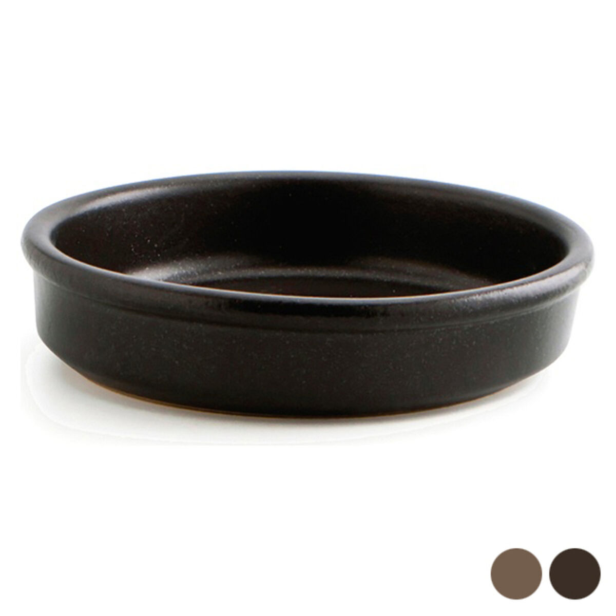 Cazuela Redonda ANAFLOR 15 Cm Barro - Loza Artesanal, Ideal Para Cocina Tradicional