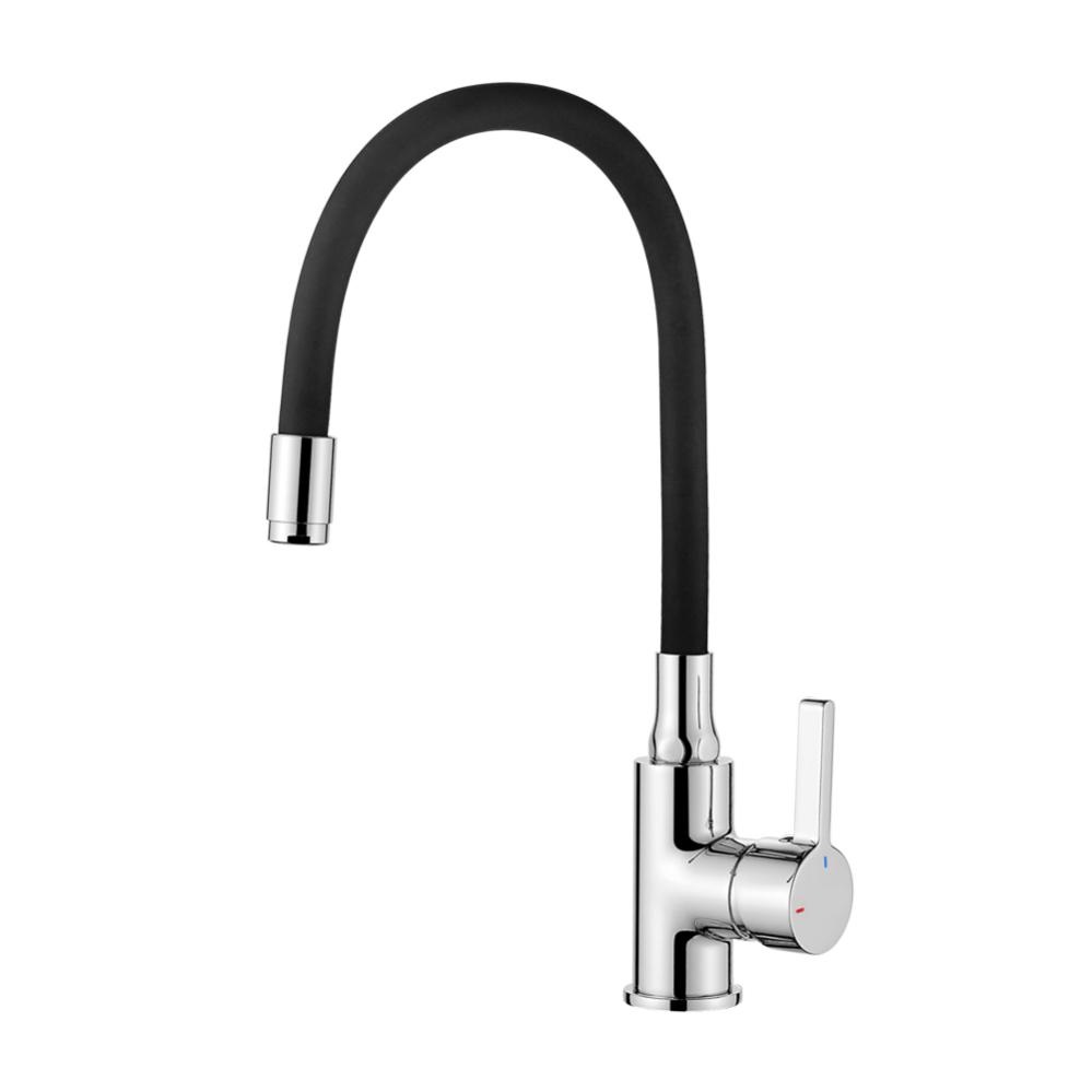 Ibergrif M221122 Grifo monomando cocina, mezclador de fregadero con