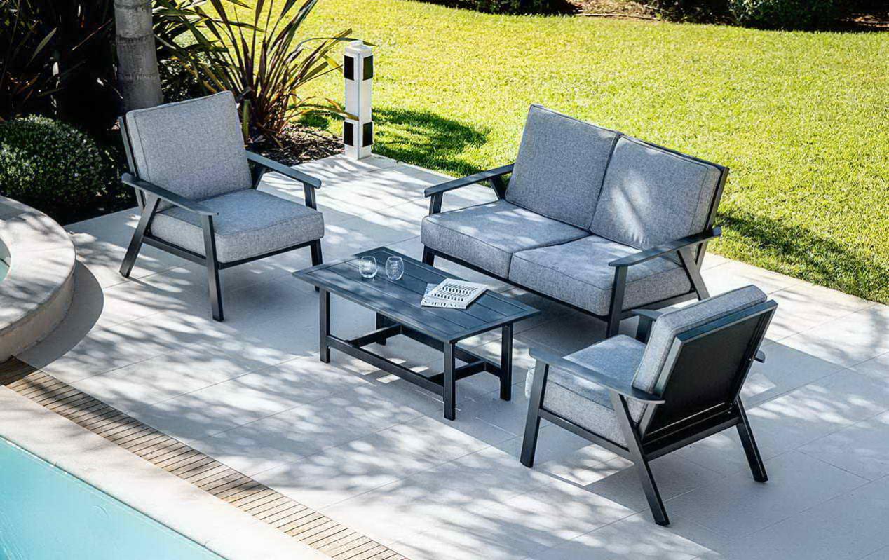 Salon de jardin contemporain Florida 4 places BG® | Leroy Merlin