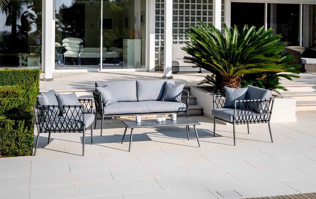 Salon De Jardin En Corde Tressée