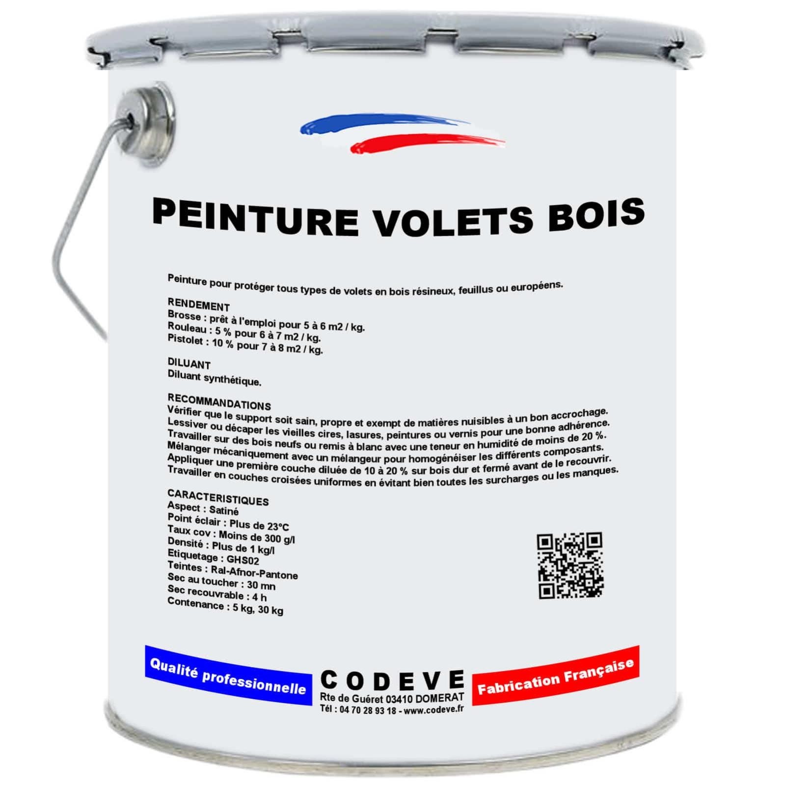 Peinture Volets Bois 4x5 L Codeve Bois 7008 Gris Kaki Leroy peinture-volets-bois-4x5-l-codeve-bois-7008-gris-kaki-leroy