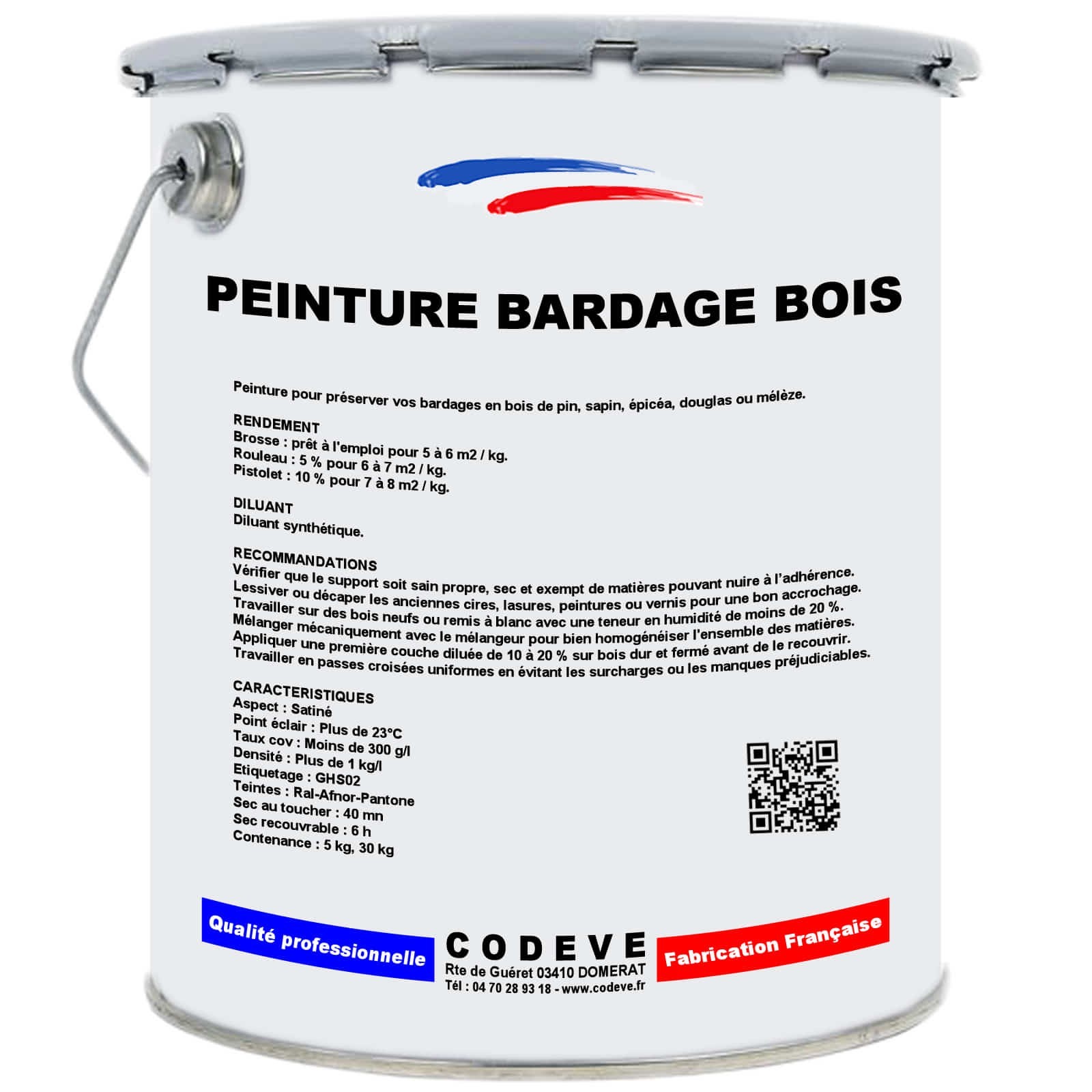 Peinture Bardage Bois 4x5 L Codeve Bois 1003 Jaune sécurité — free download