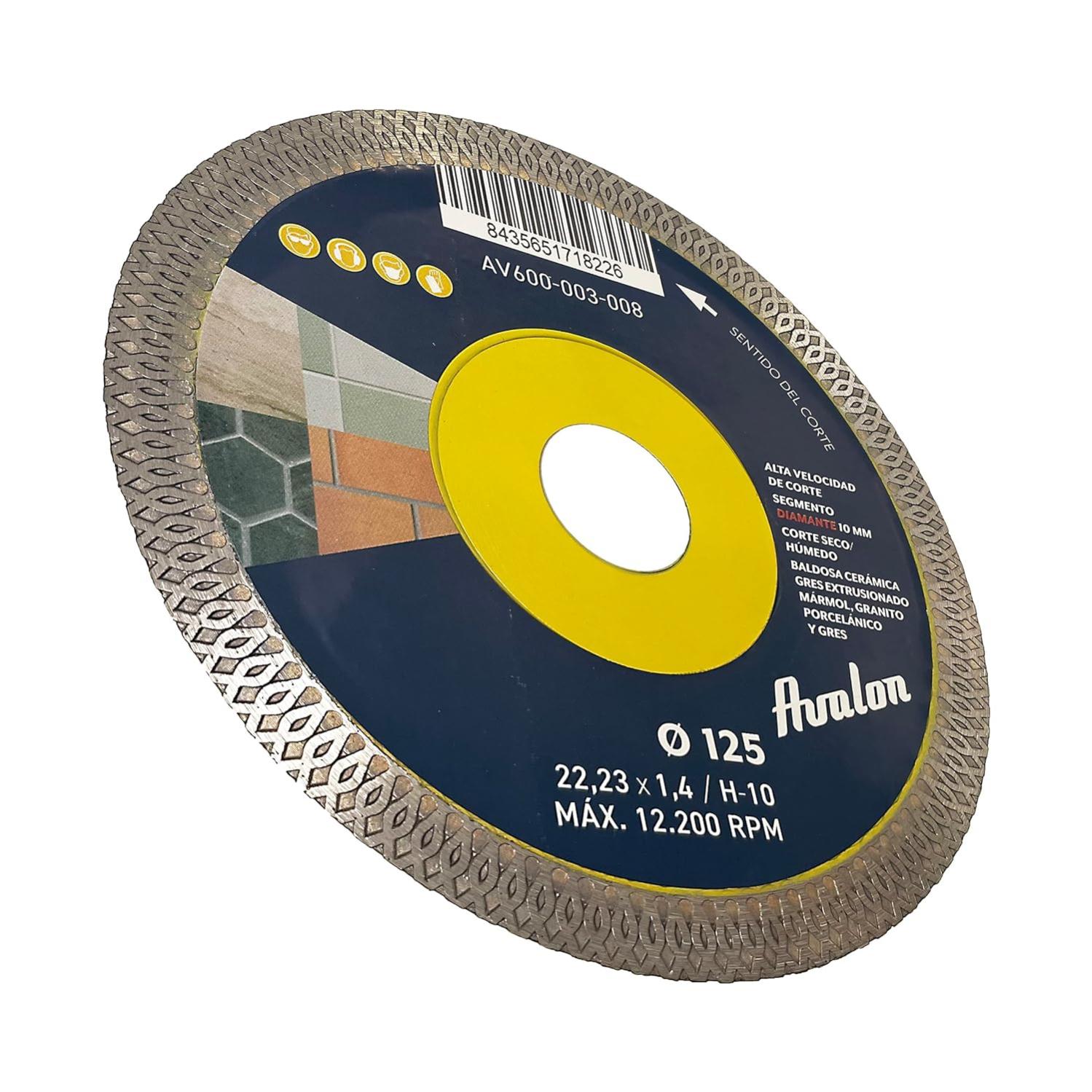 Disque Diamant 115mm Ou 125mm Pour Couper Verre, Marbre, Céramique - Pour Meuleuse D'angle