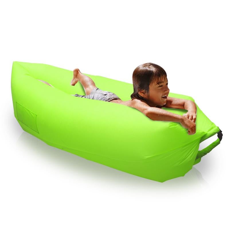 Zooma Canapé Gonflable D'Extérieur - Avec Pompe Intégrée Et Lumières LED - Pour 2 Personnes - 176x93x82 Cm