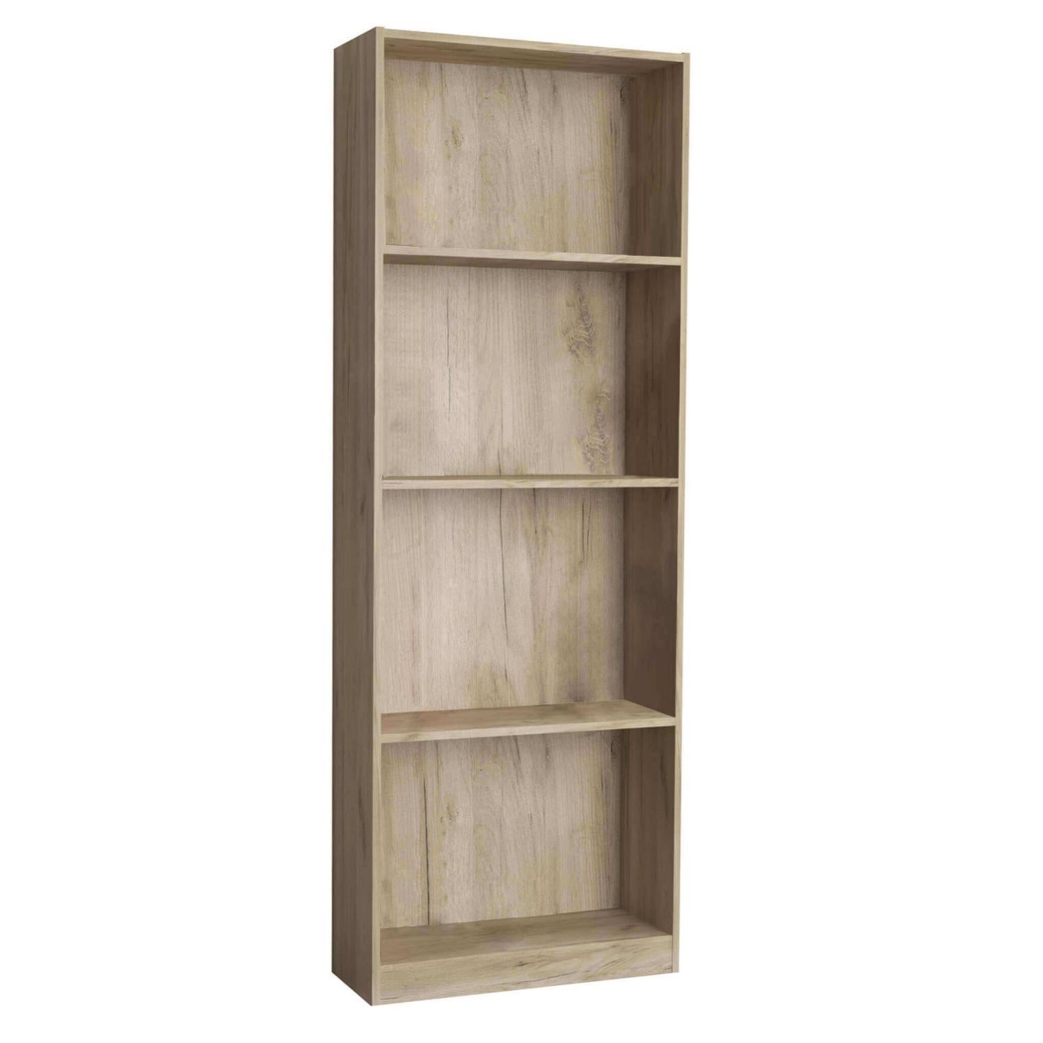 Sauder Select - Libreria con ante e ripiani regolabili, colore: nero