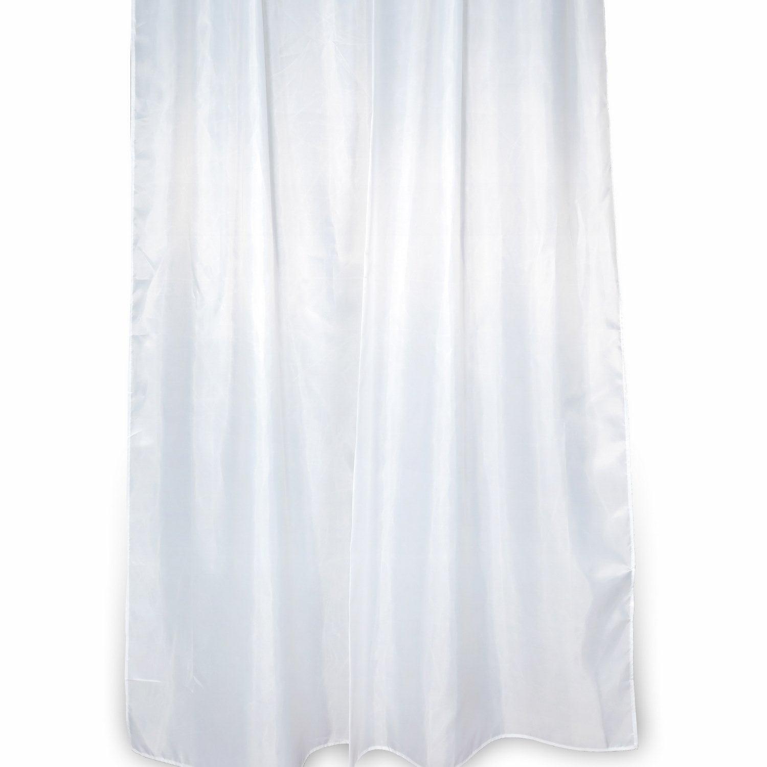 Rideau de Douche 240x200 Couleur solide Blanc en Polyester Mod. Blanca