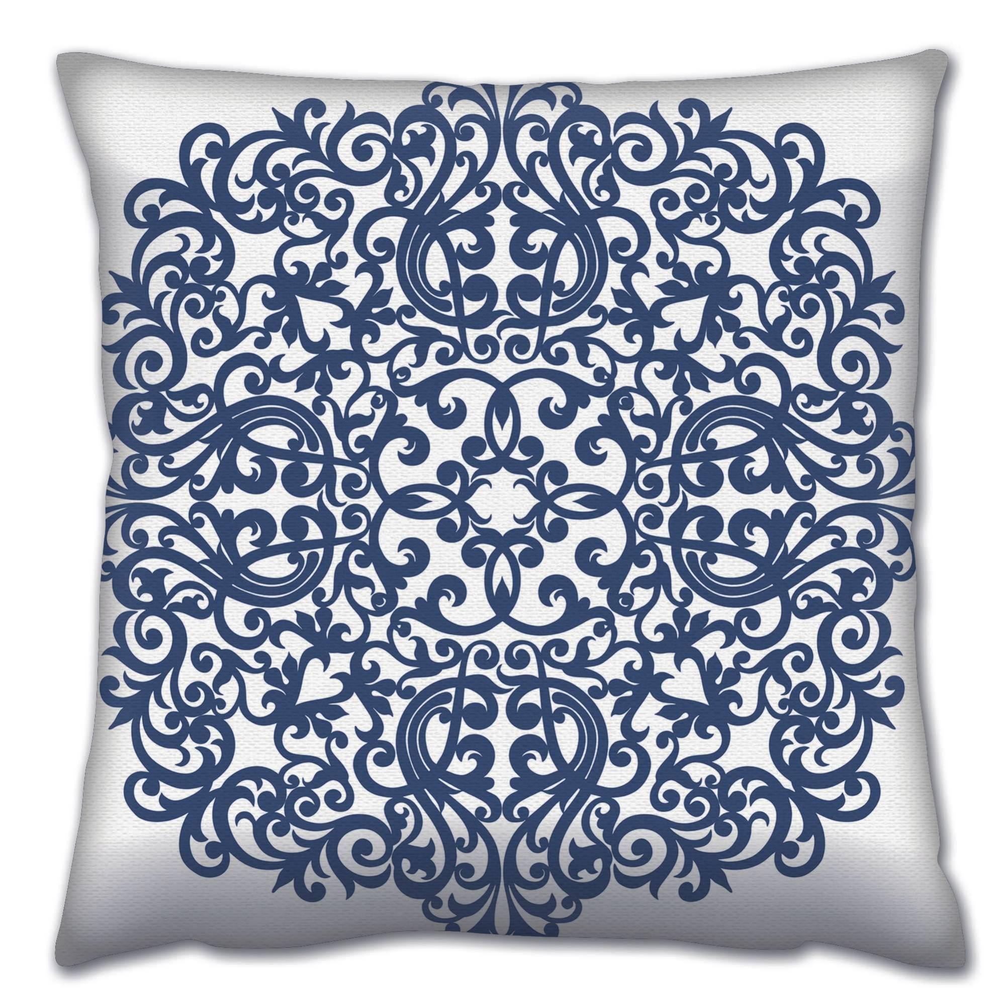 Kit DIY Coussin Point Noué (latch Hook) - Toile 43x43 Cm, Fils Inclus - Pour Débutants, Adultes Ou Enfants - Activité Manuelle Détente