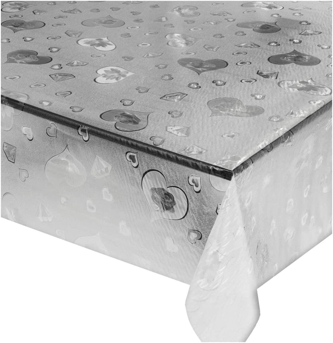 Tovaglia Trasparente Antimacchia Moderna Plastificata Lucida Copritavolo Pvc Disc 50757329
