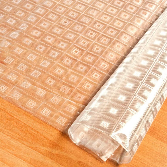 Tovaglia Antimacchia Plastificata PVC Trasparente Proteggi Tavolo