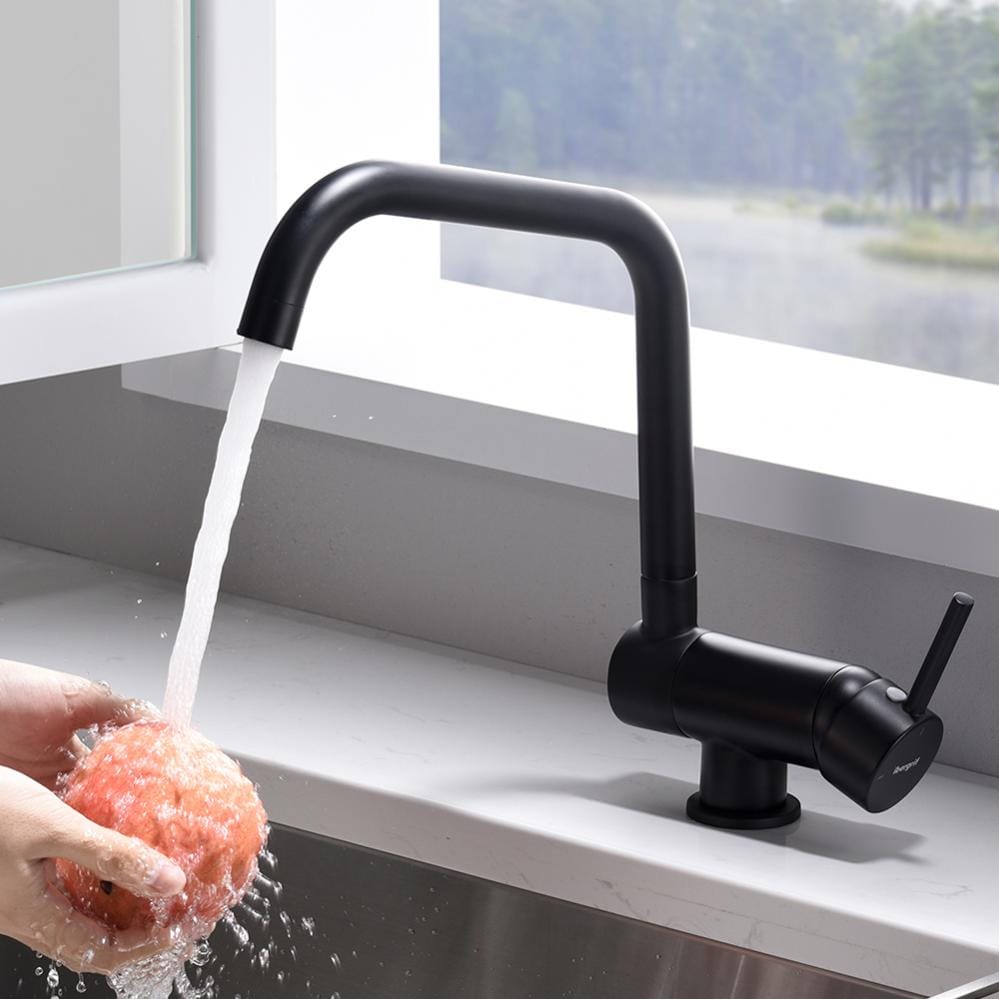 Ibergrif M22106B Grifo de Cocina Abatible Fregadero Monomando