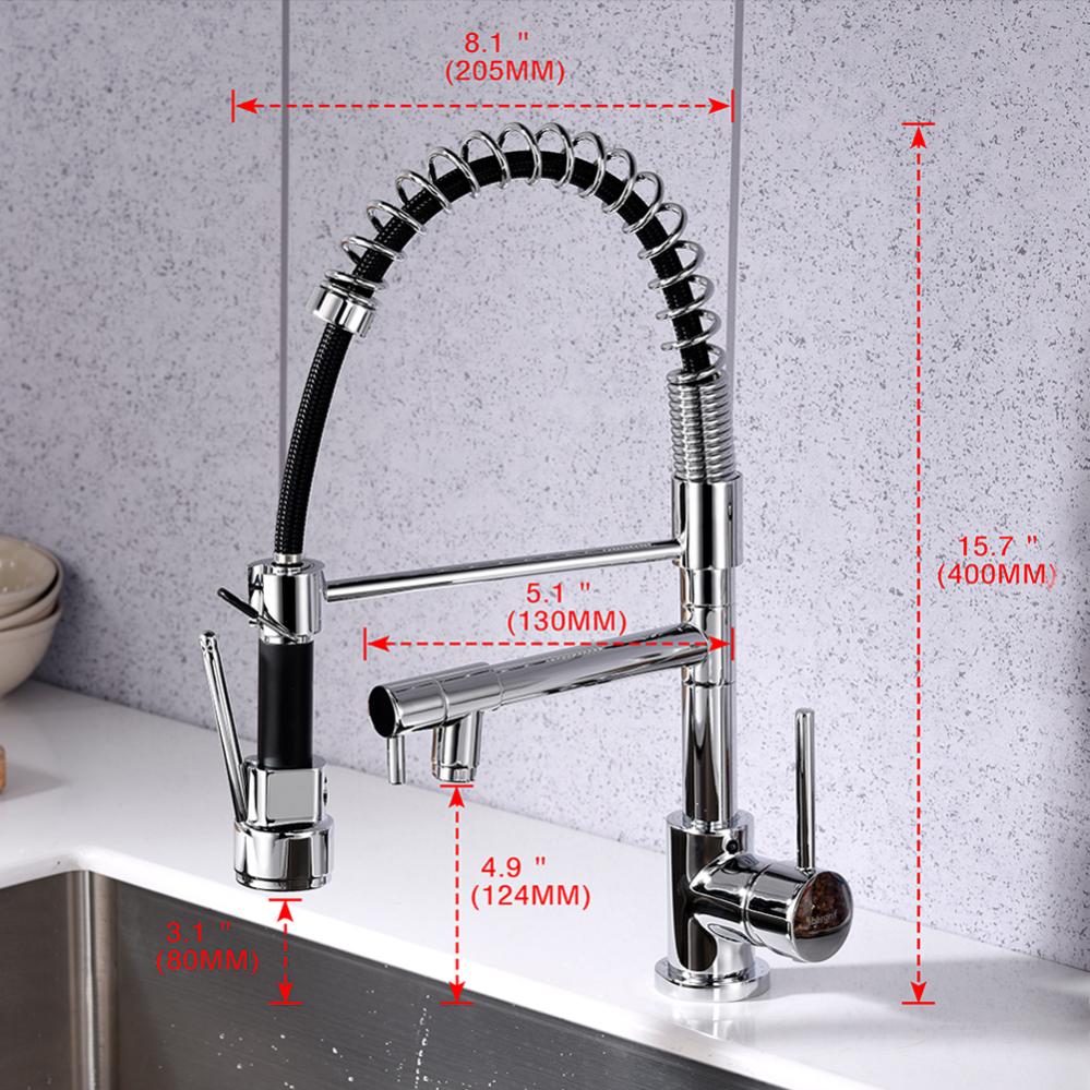 Grifo Lavabo Grifo Cocina CaÃ±o Largo Grifería De Cocina