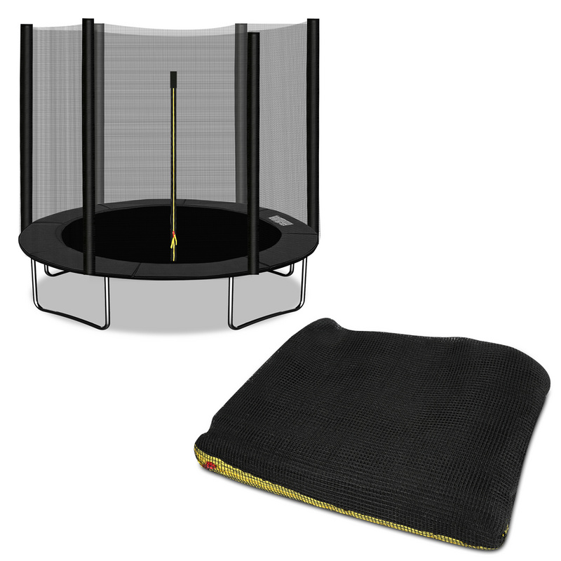 Filet De Trampoline De Rechange Filet De Sécurité Filet De Trampoline Résistant Aux UV Protection Pour Trampoline 305cm 185cm 6 Poles 87254145 - 4