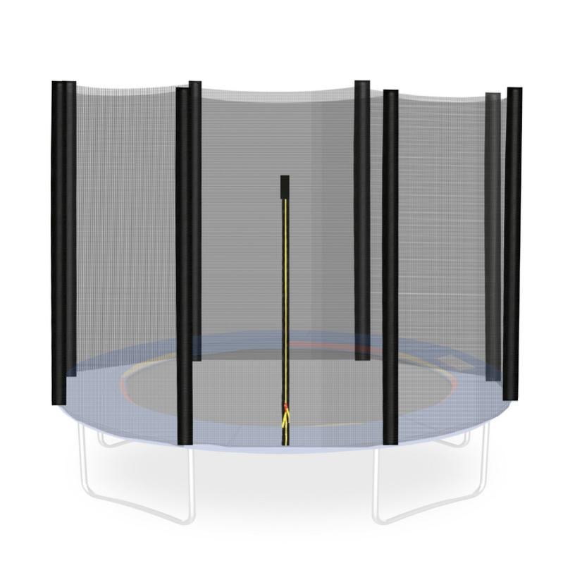 Filet De Trampoline De Rechange Filet De Sécurité Filet De Trampoline Résistant Aux UV Protection Pour Trampoline 305cm 185cm 6 Poles 87254145 - 2