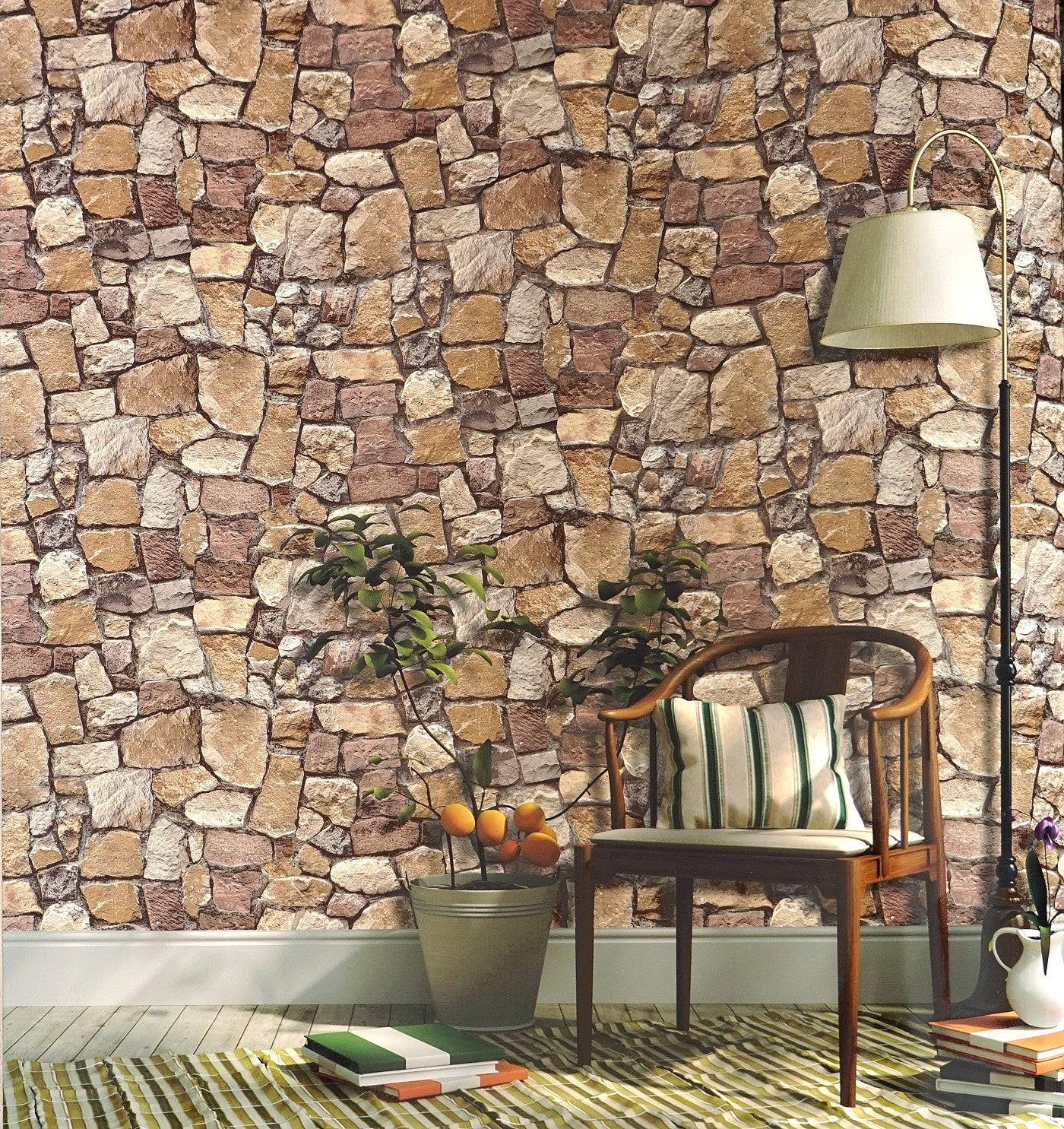 Construção de muro com pedra rústica - ALGARVE