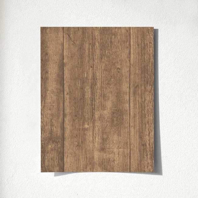 Muestra DIN A4 de Papel pintado vinílico lavable efecto listones madera  tablas vintage con relieve - Capri 453149 de GAULAN