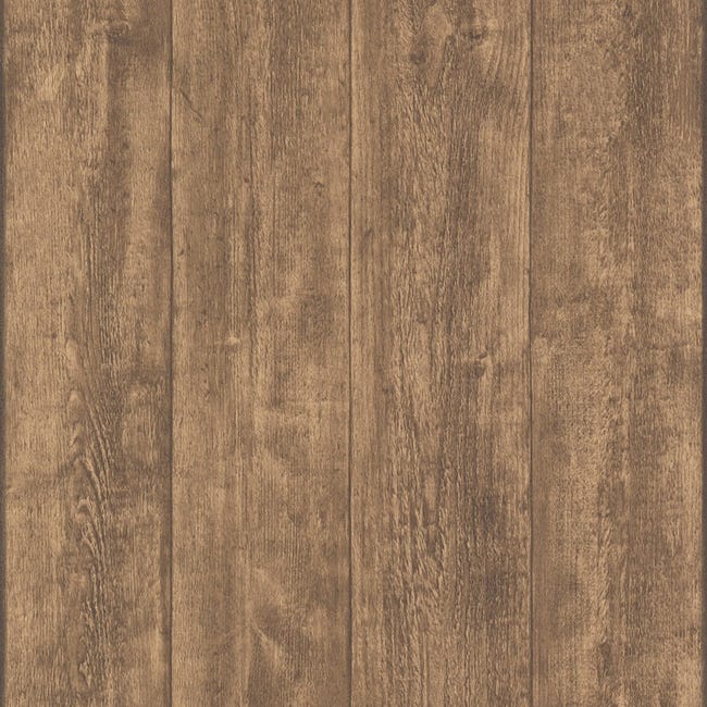 Muestra DIN A4 de Papel pintado listones de madera natural en paneles fondo  oscuro - Thabo 681958 de GAULAN