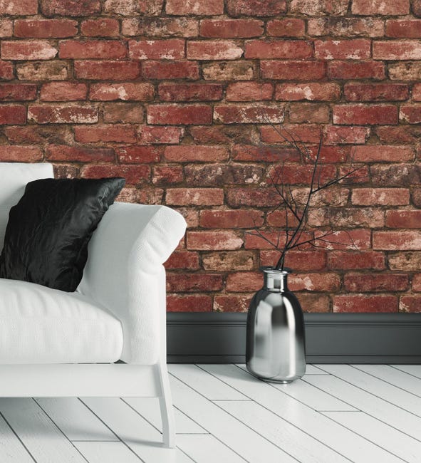 Carta Da Parati Adesiva Rossa Lucida - 40cmx2m, Autoadesiva, Per Mobili E Pareti, Lavabile - Foto 4