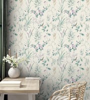 GAULAN 500682374 - Carta Da Parati Vinilica Lavabile Con Fiori