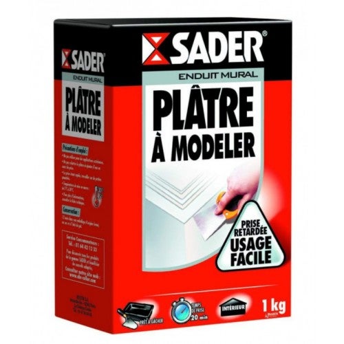 Platre de moulage (Démoulable et décorable après 90mn) Seau de 1