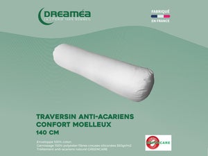 DODO Oreiller DODO - Protection Totale anti acariens- 60x60 cm - ANGE  GARDIEN