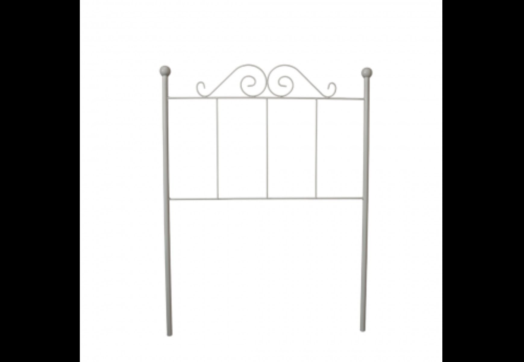Cabecero forja palacio beige 105 matris