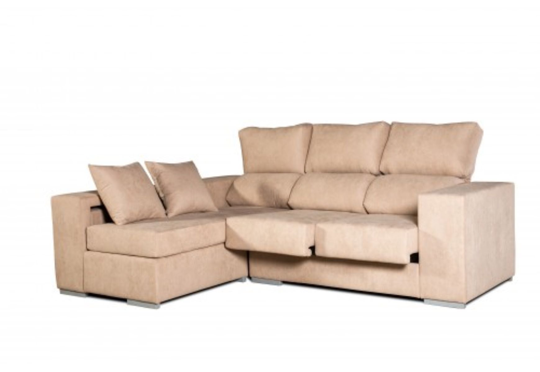 Chaise longue marbella beige izquierda matris