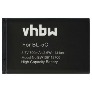 Vhbw Li-Ion batterie 2300mAh (3.7V) pour babyphone écoute-bébé