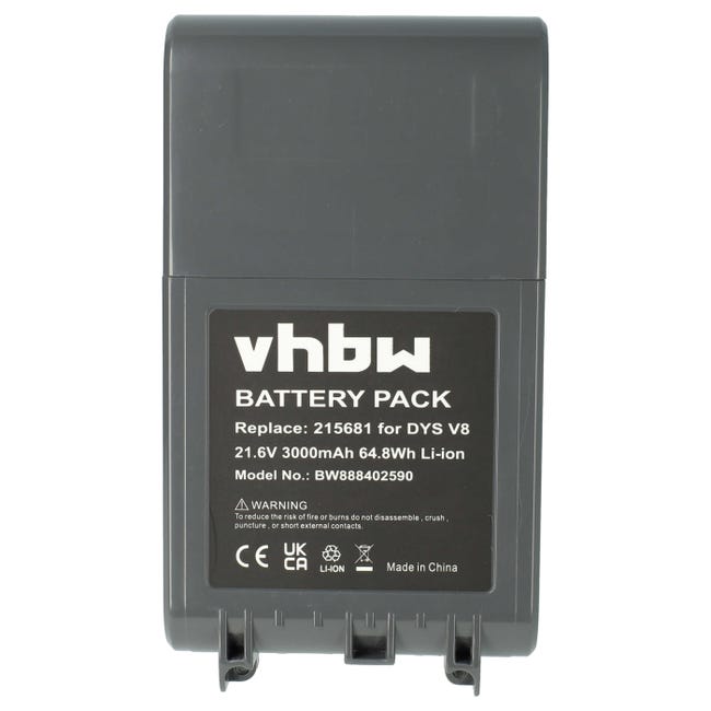 Vhbw Batterie compatible avec Dyson V8 Animal, V8 Animal Exclusive