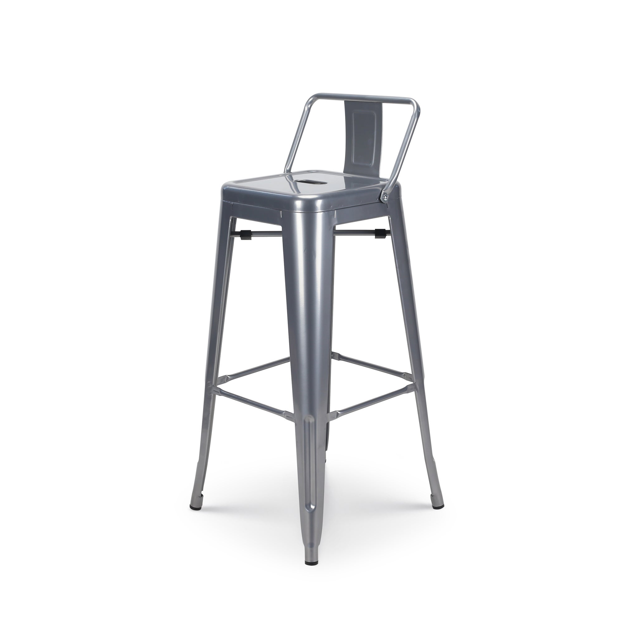 Tabouret avec dossier - Hauteur 530 à 680 mm - Etablissements Leroy