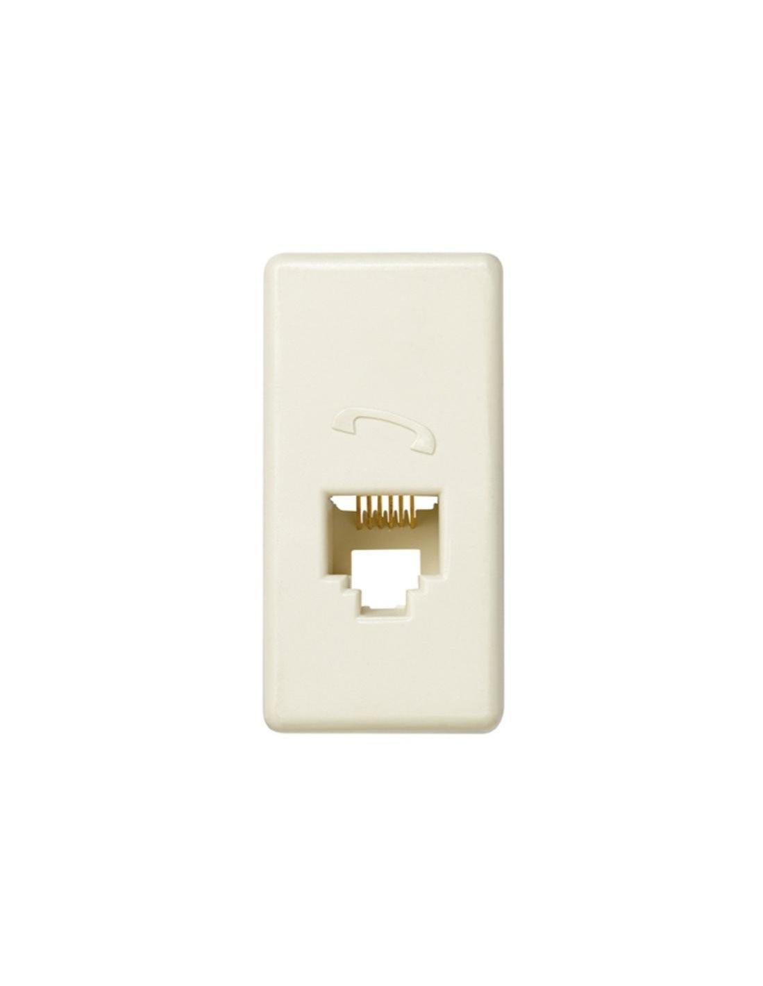 Toma telefono 6 conexiones mod.estrecho SIMON 27481-31 | Leroy Merlin