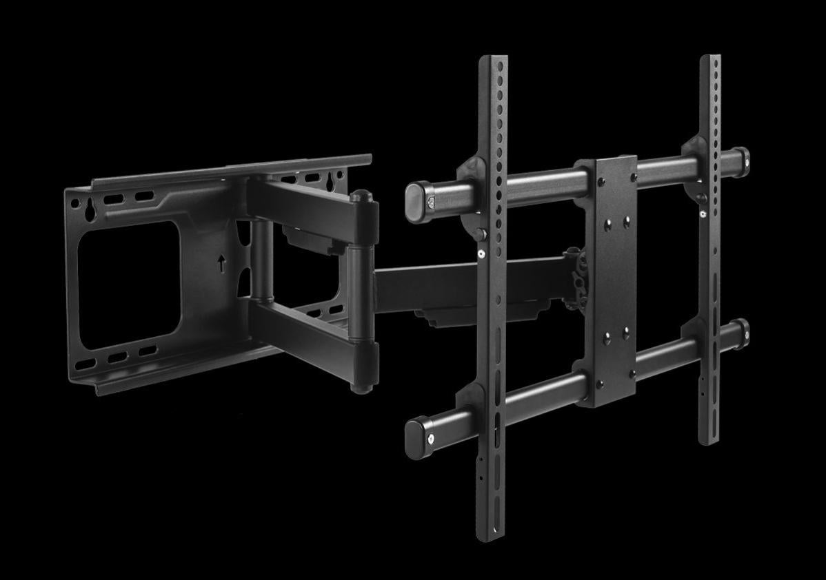 Support TV Plafond Blanc Xantron - Réglable (37" à 70"), Inclinable, Hauteur 56-91cm - Charge 50kg