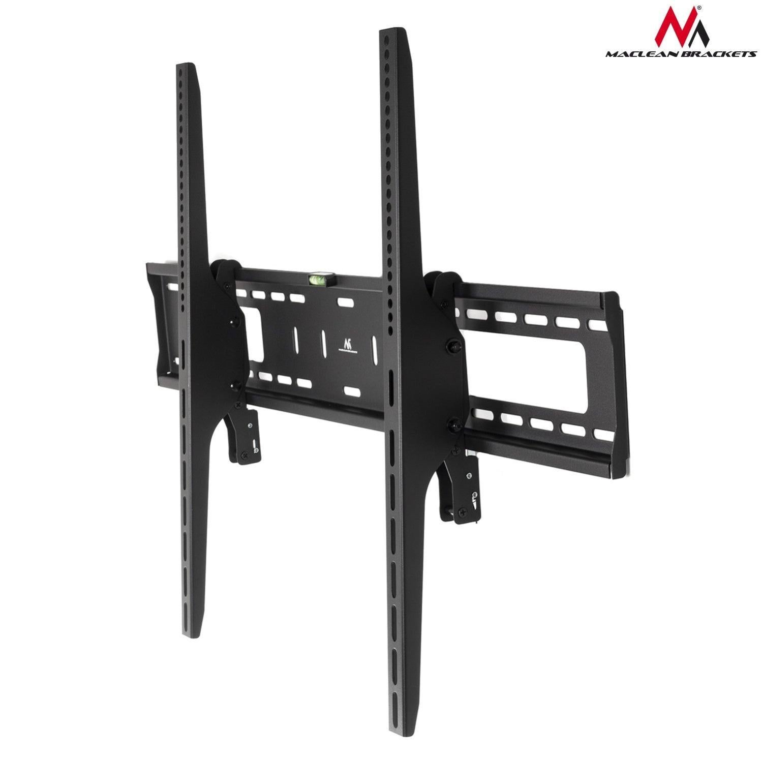Support TV économique Maclean, Max VESA900x600, 60-120", 120kg, Noir, MC-482
