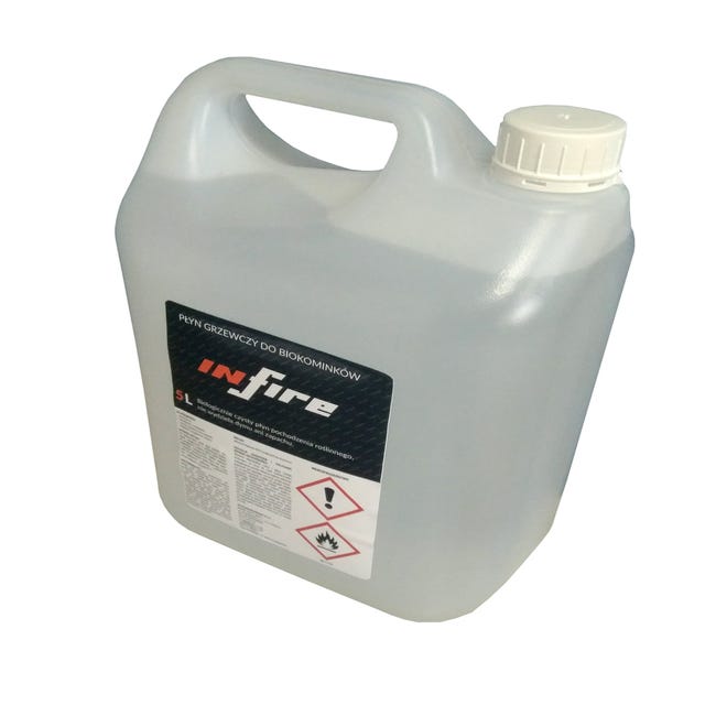 Combustible bioéthanol liquide 5 litres 99,9% inodore et incolore