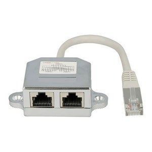15€01 sur RJ45 1 à 3 Ethernet LAN réseau Câble répartiteur 3 voies Extender  adaptateur connecteur - Électricité et domotique - Achat & prix