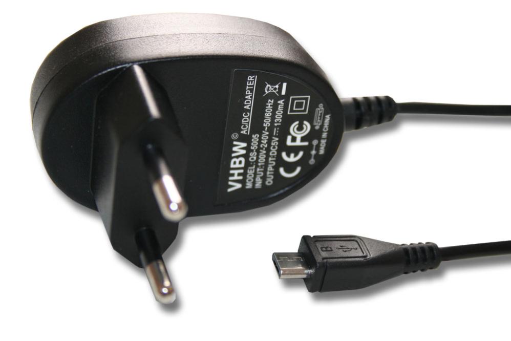 vhbw Chargeur icro USB câble pour caéra Sony Batterie NP-FH100, NP