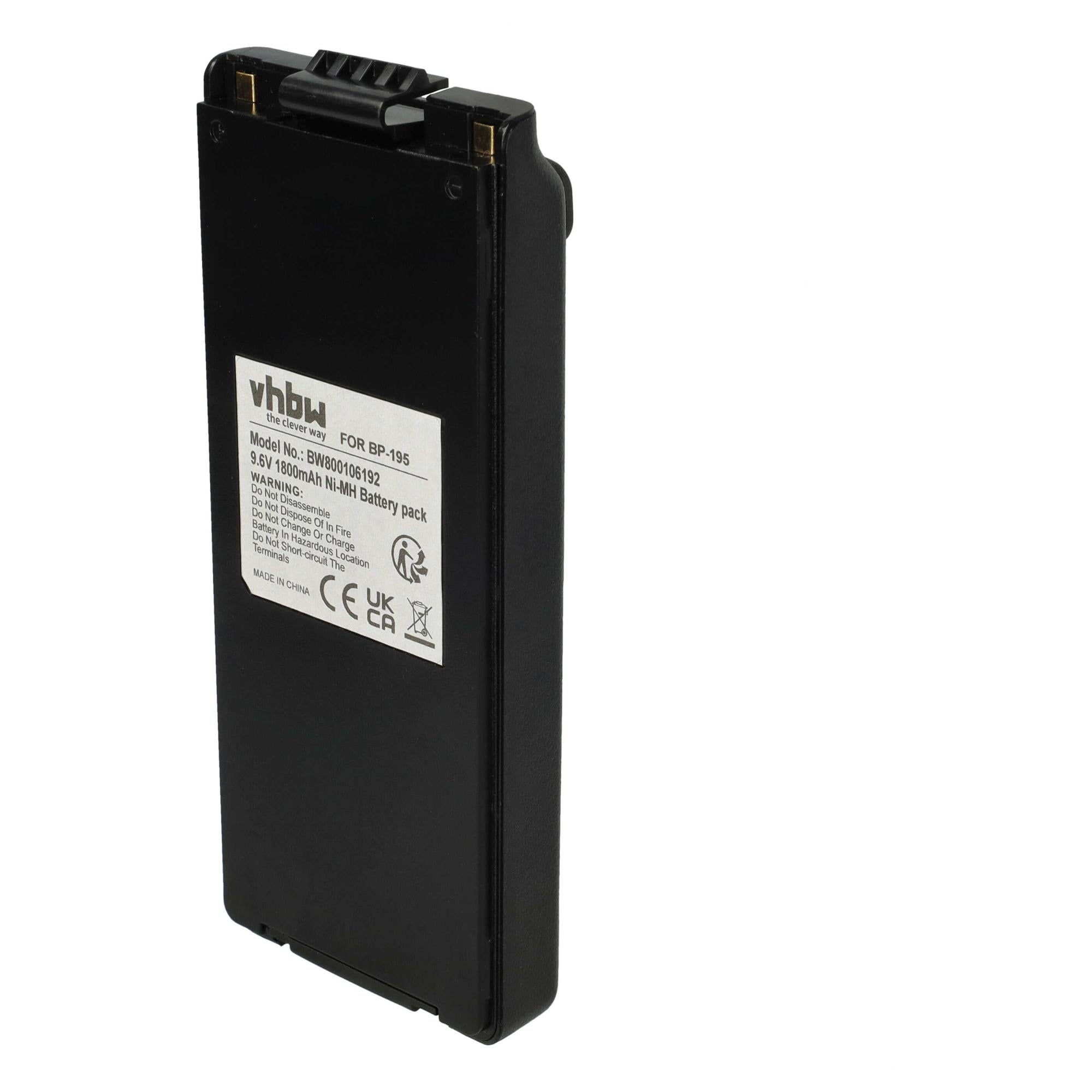 Batteria 600mAh Per Radio ICOM - Ricambio Compatibile Con Modelli IC-24AT, IC-R1, Ecc. - Foto 10
