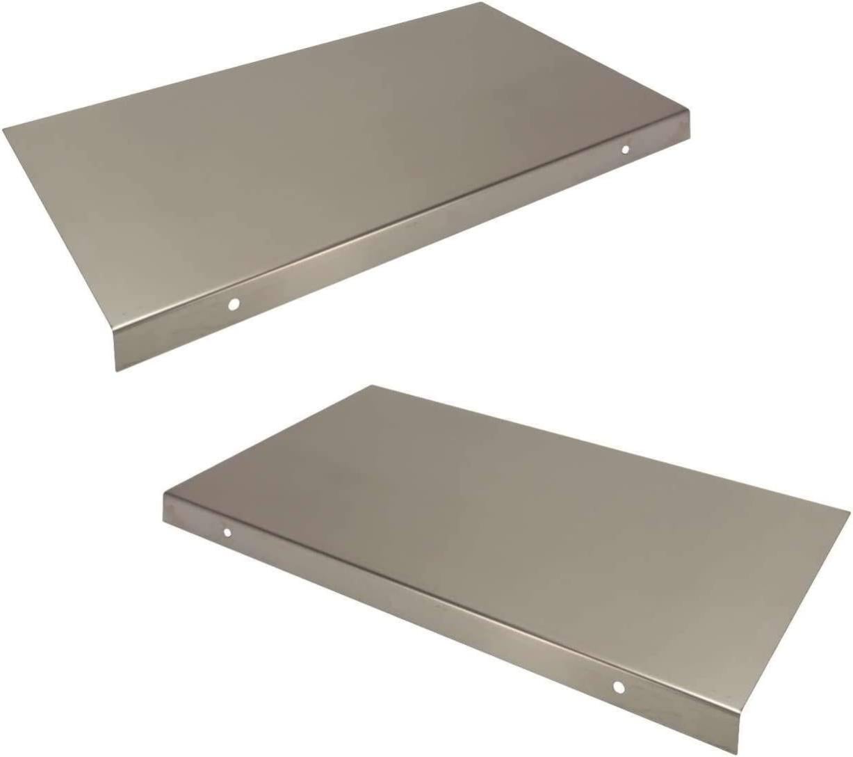 Set Di 2 Coperture Per Alette In Acciaio Inox Lucidato Per Camion SCANIA Serie R - Decorazione Autoadesiva