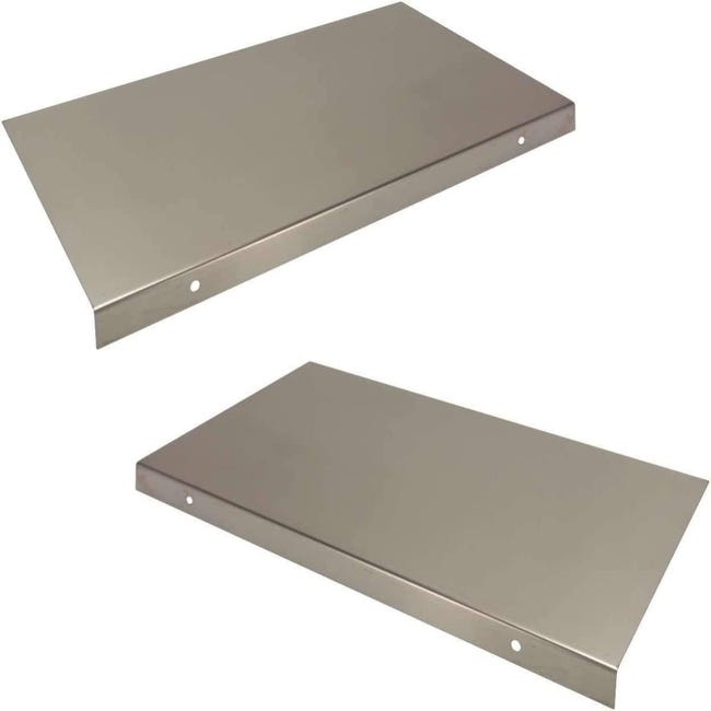 Set Di 2 Coperture Per Alette In Acciaio Inox Lucidato Per Camion SCANIA Serie R - Decorazione Autoadesiva