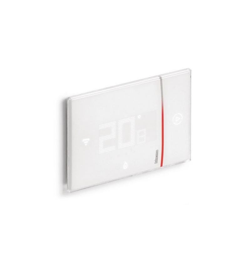 Placca da parete per termostato bticino Smarther 2 con supporto per Placca da parete per termostato bticino Smarther 2 con supporto per