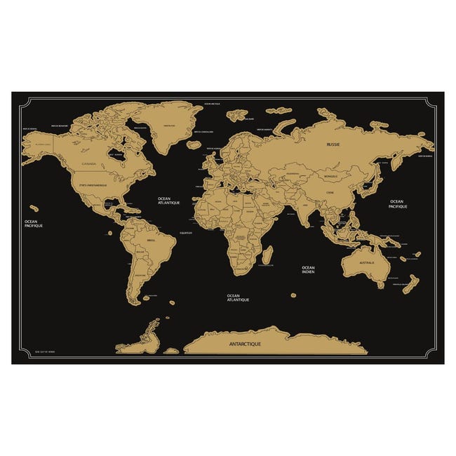 Posters de cartes du monde en ligne