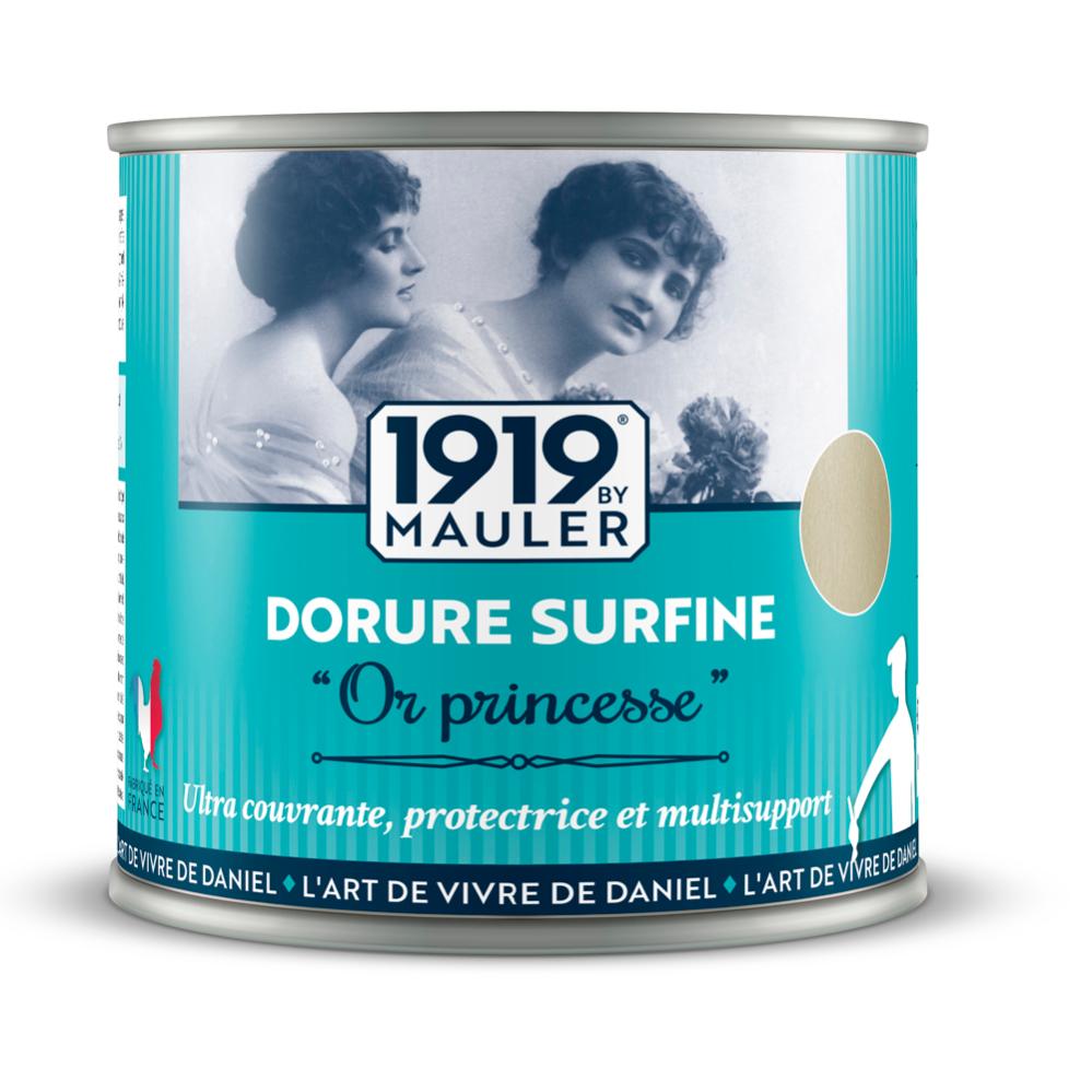 Peinture dorée Or Princesse 0.5L 1919 BY MAULER - pigment métallique ...