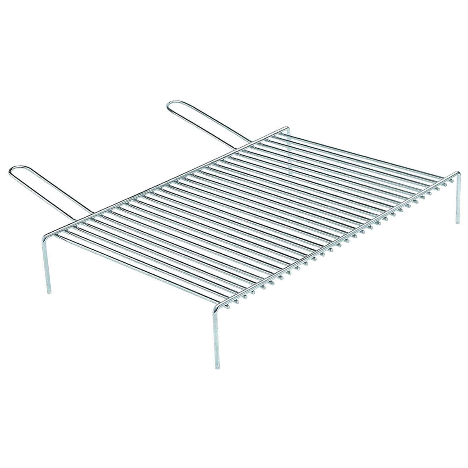 GRATICOLA ACCIAIO INOX CON PIEDINI CM.35X40 - BARBECUE - Adriatica Metalli  & Ferramenta srl