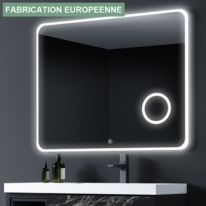 Miroir led rectangulaire l.60 x h.80 cm - série italia LEDIMEX Pas