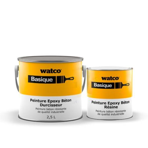 Peinture Epoxy Béton 5L Bleu Peinture sol béton garage Leroy Merlin