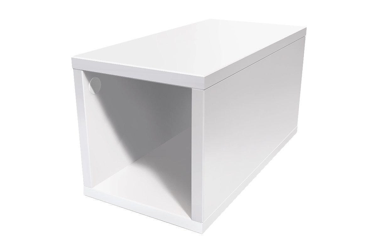 Cube de rangement bois 25x50 cm 25x50 Blanc