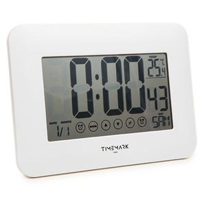 reloj de pared digital grande 36cm alarma calendario termome